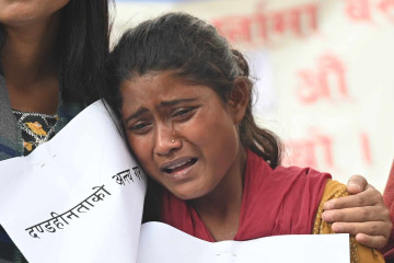आरती साहको न्यायको माग गर्दै बृहत् नागरिक आन्दोलनको प्रदर्शन (फोटोफिचर)
